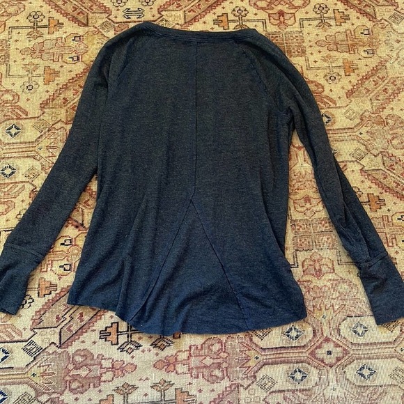 Michael Stars Activewear long sleeve blue small - Picture 7 of 7